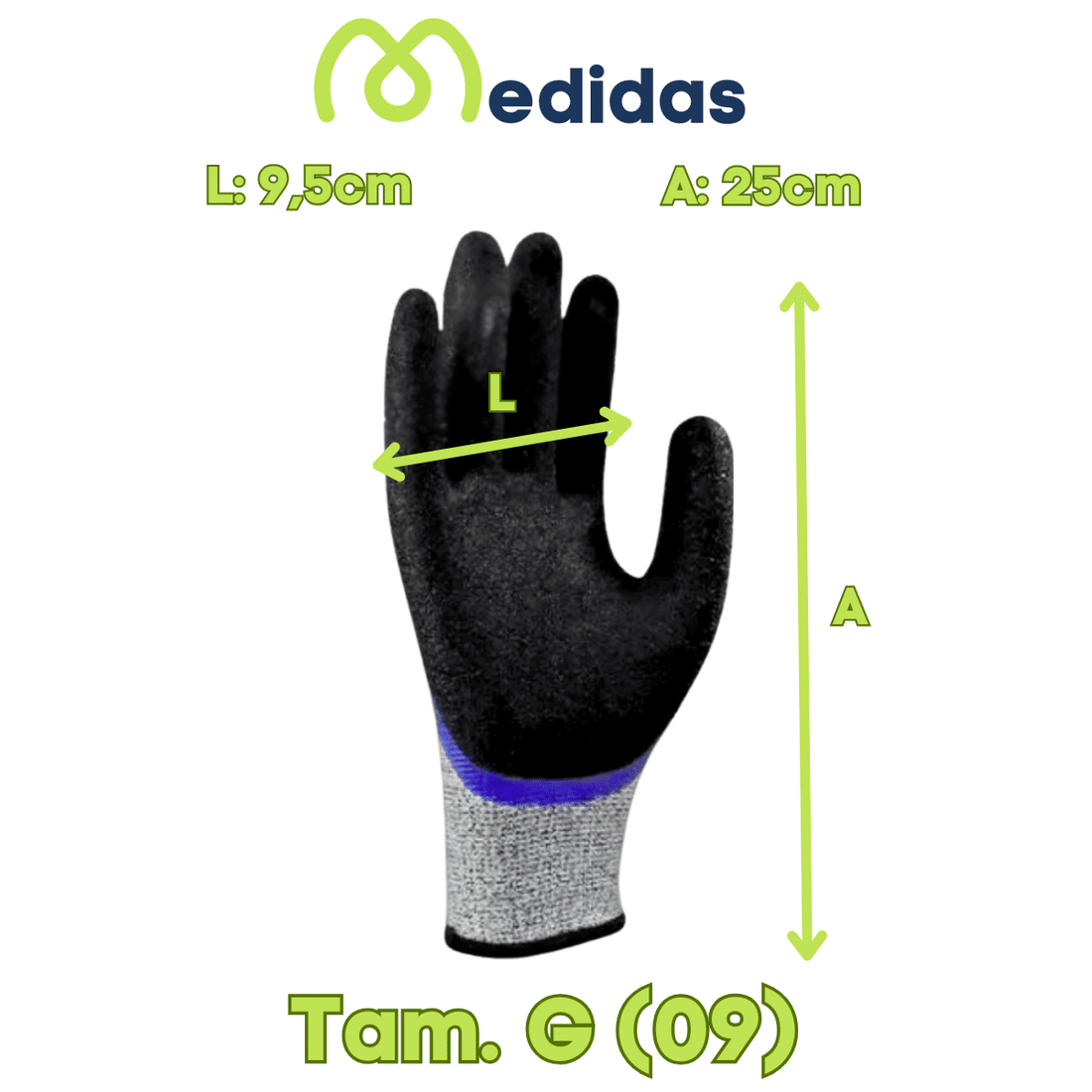 Luva 1007N Anti Corte