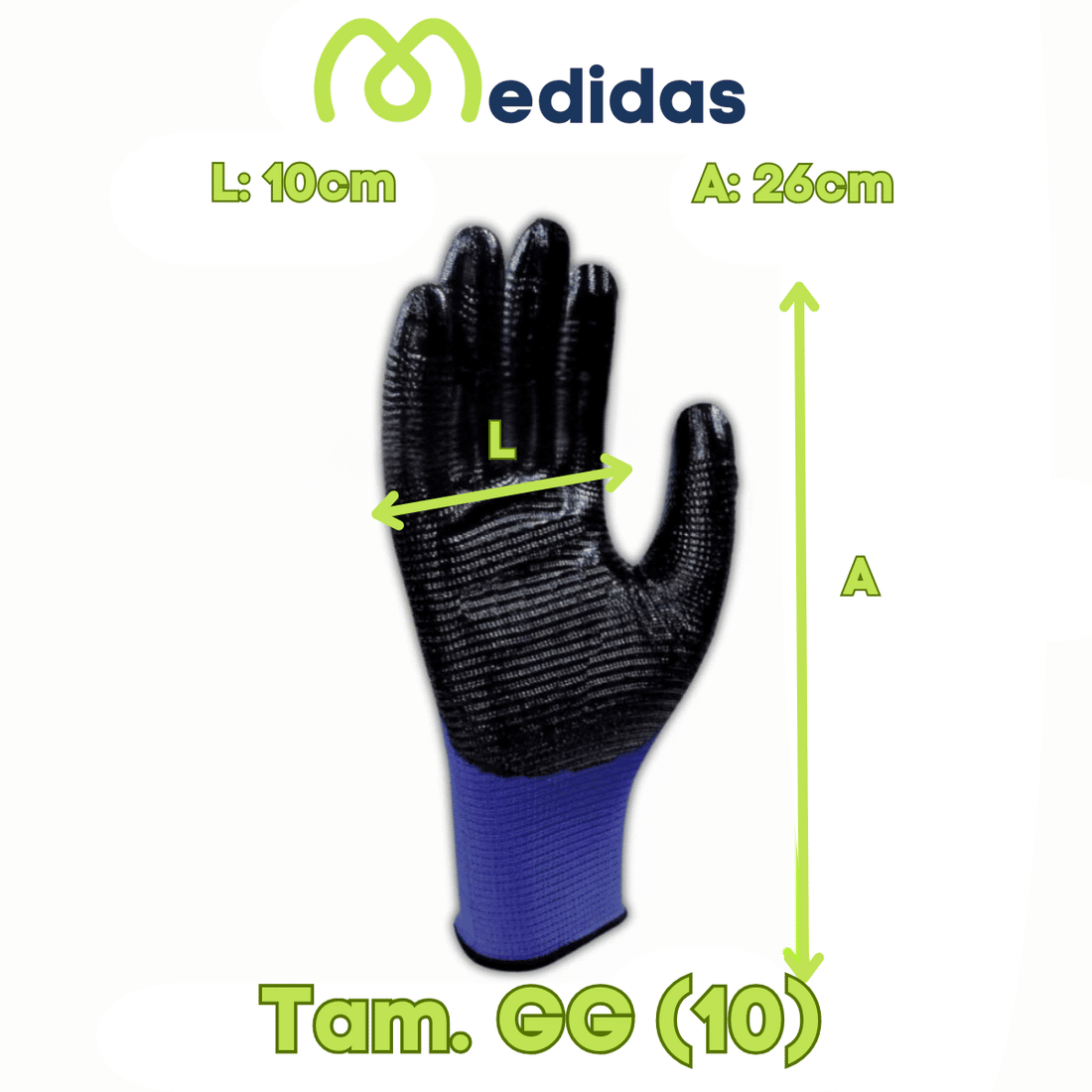 Luva 1006N Luva 1006N