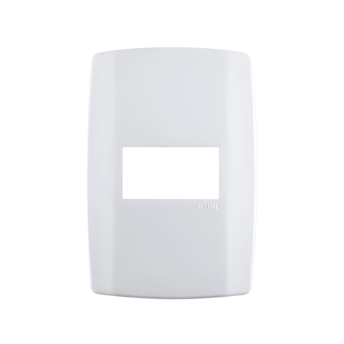 Placa 4x2 1 Módulo Horizontal C/Suporte Slim - Ilumi