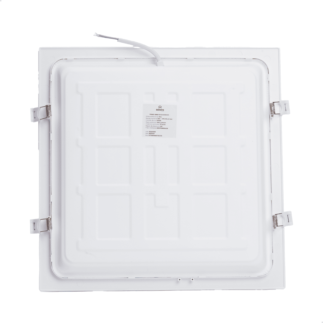 Combo 10 Painéis Plafon LED Embutir 24W Solara Combo 10 Painéis Plafon LED Embutir 24W Solara