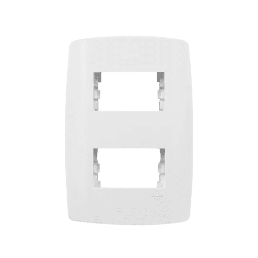 Placa 4x2 2 Módulos C/Suporte Slim - Ilumi