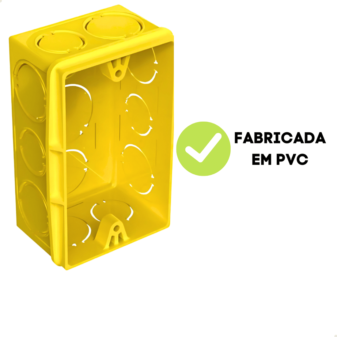 CAIXA DE LUZ 4X2 REFORCADA