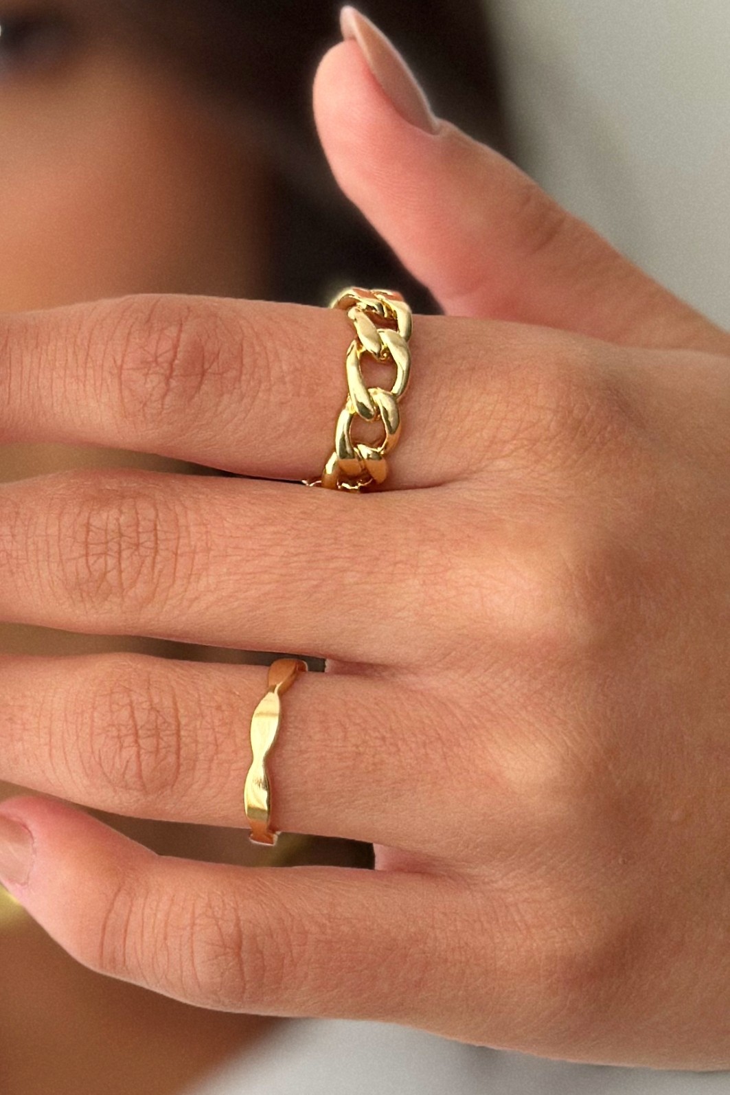Anel Corrente | Ouro 18k