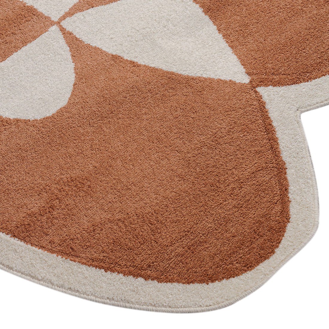 Tapete para Sala Essenciais Organico Terracota 300x400 Tapete para Sala Essenciais Organico Terracota 300x400