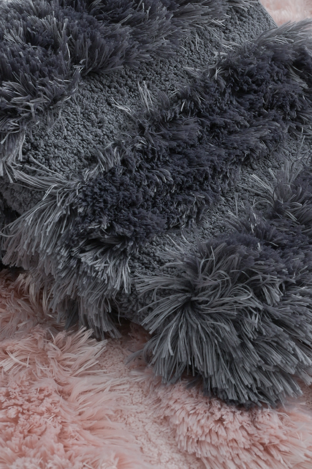 Tapete Antiderrapante NewYork Super Soft e Peluciado 50x70cm - Rosa