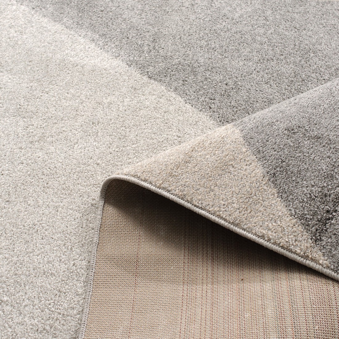 Tapete para Sala Grande Essenciais Organico Cinza e Nude 200x250 Tapete para Sala Grande Essenciais Organico Cinza e Nude 200x250