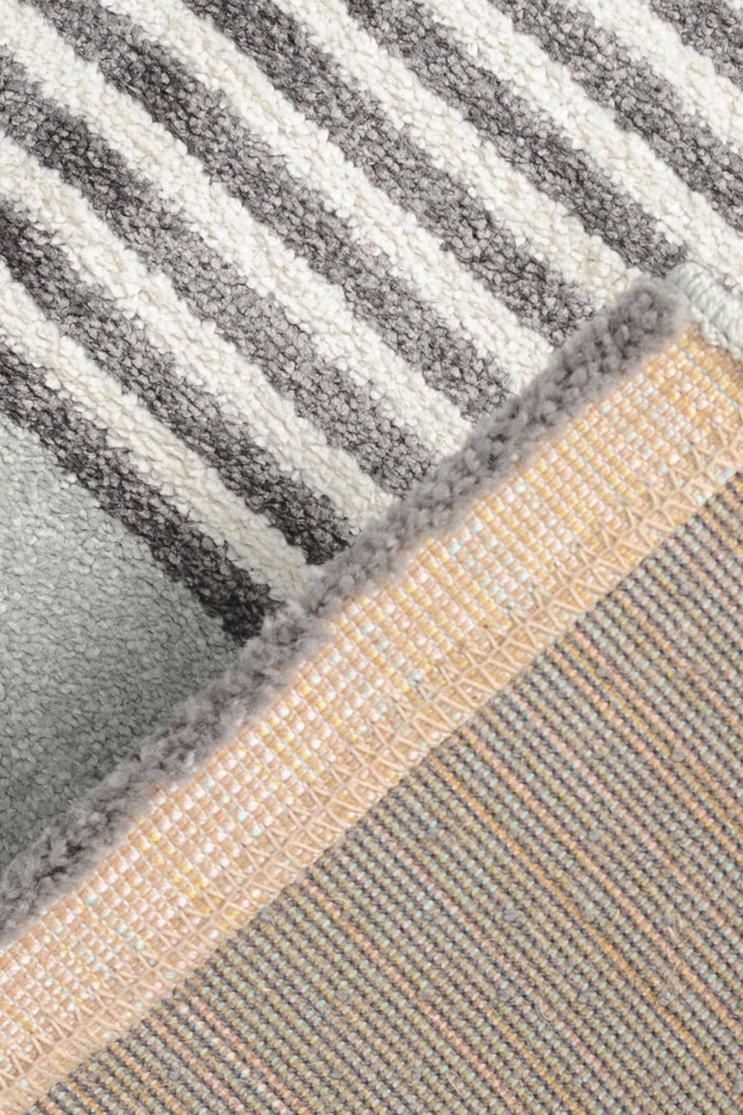 Tapete para Sala Grande Hathor Geometrico Off White 100x150