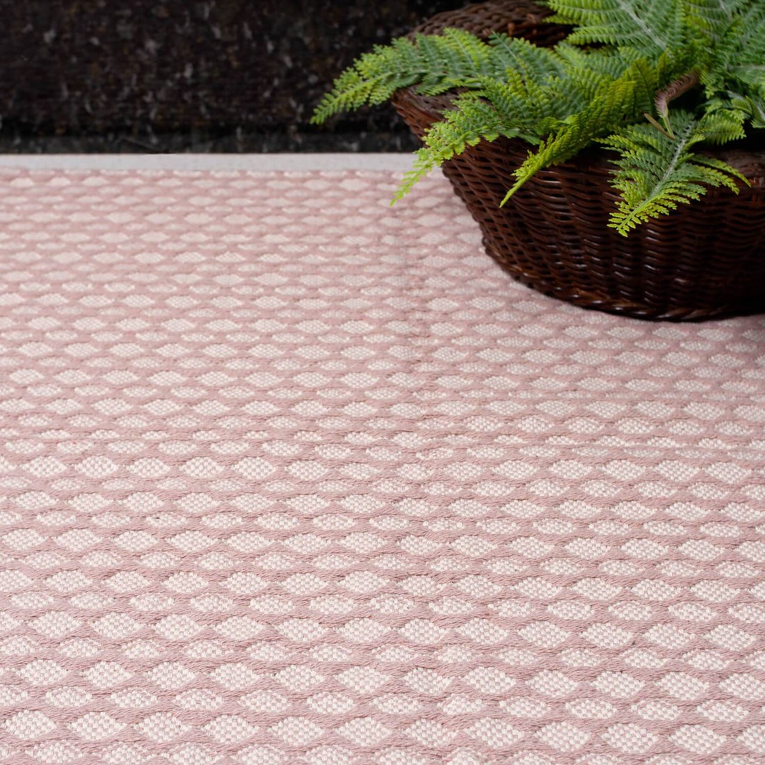 Tapete Pequeno para Quarto ou Sala Algodão Santorini 1,40 x 1,00m Tapete Pequeno para Quarto ou Sala Algodão Santorini 1,40 x 1,00m