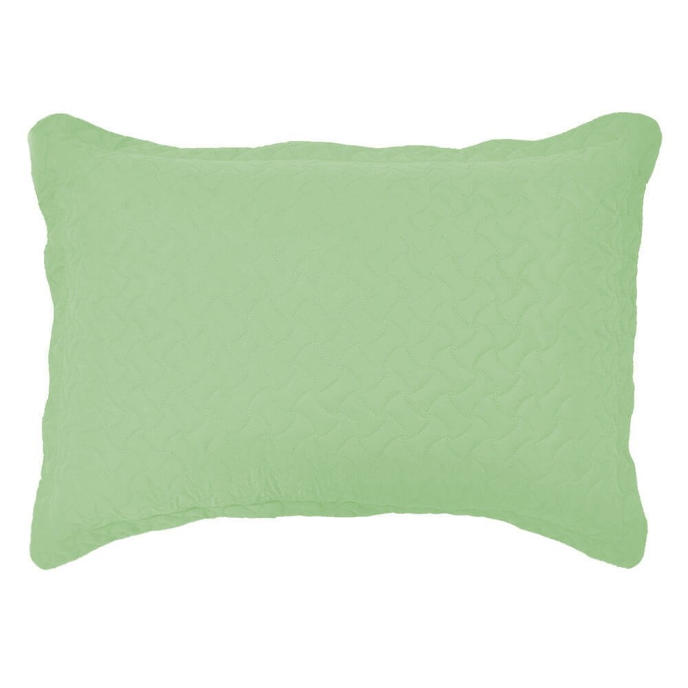 Porta Travesseiro Matelado Avulso 50cm x 70cm Verde Porta Travesseiro Matelado Avulso 50cm x 70cm Verde