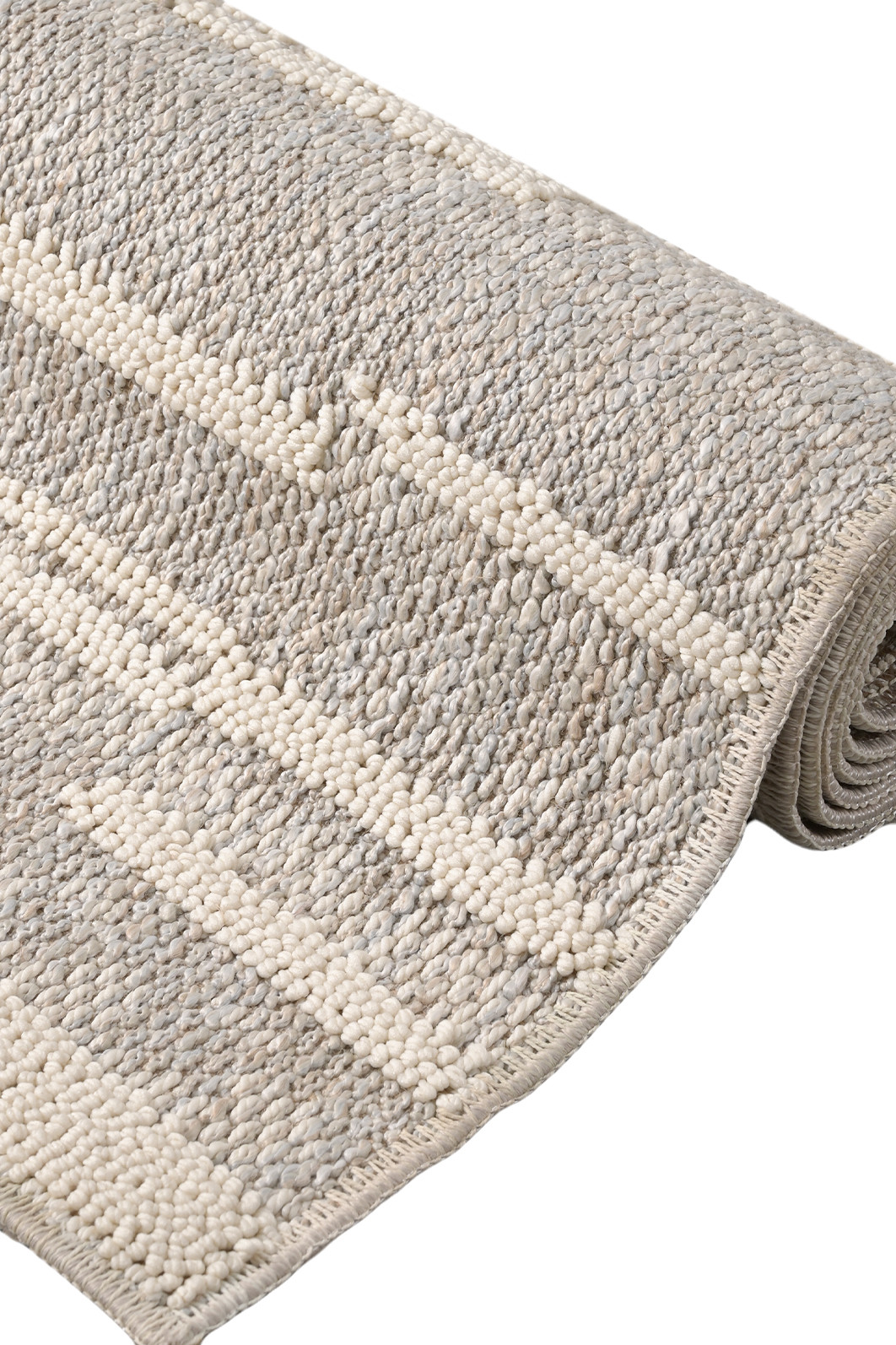 Tapete Turco Relex 160x230 Bege e Cinza Tapete Turco Relex 160x230 Bege e Cinza