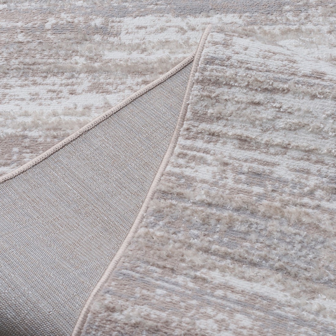 Tapete Sala Grande Perfil Baixo Coleção Caspian Estonado - Bege 140x200 Tapete Sala Grande Perfil Baixo Coleção Caspian Estonado - Bege 140x200