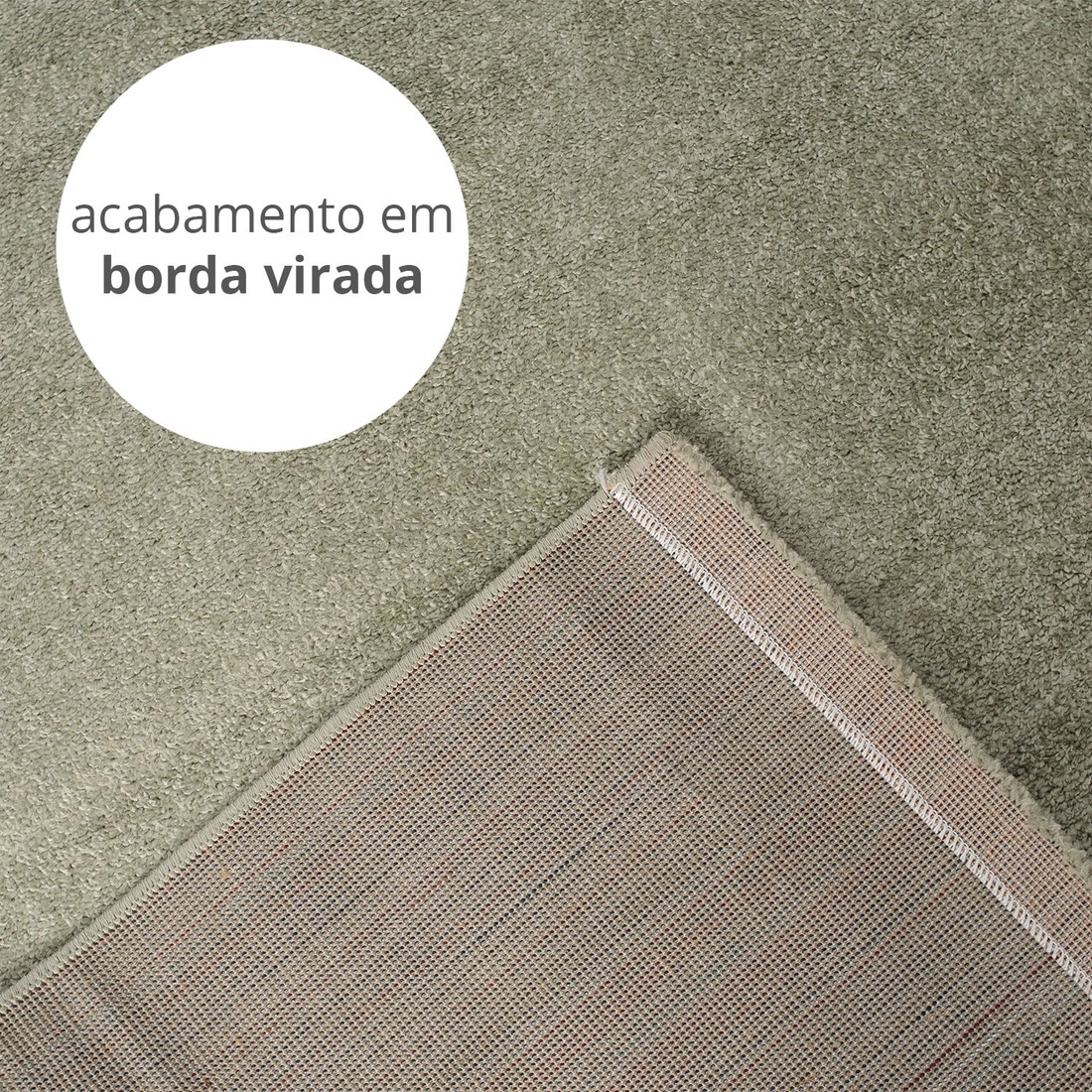 Tapete para Sala Grande Essenciais Liso Verde 140x200 Tapete para Sala Grande Essenciais Liso Verde 140x200