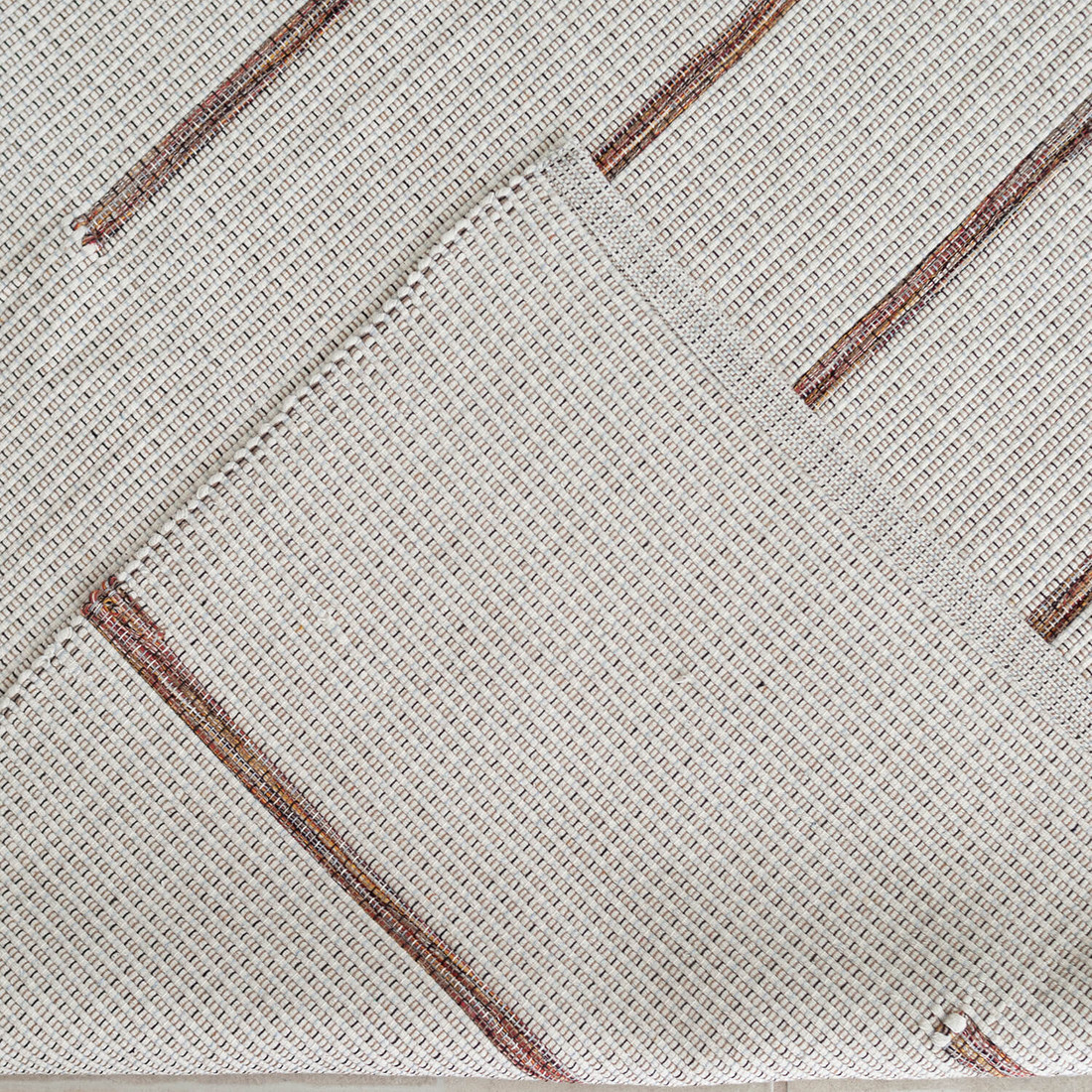 Tapete Artesanal Trama Basic Grande para Sala Mesclado Color 2,00x2,50