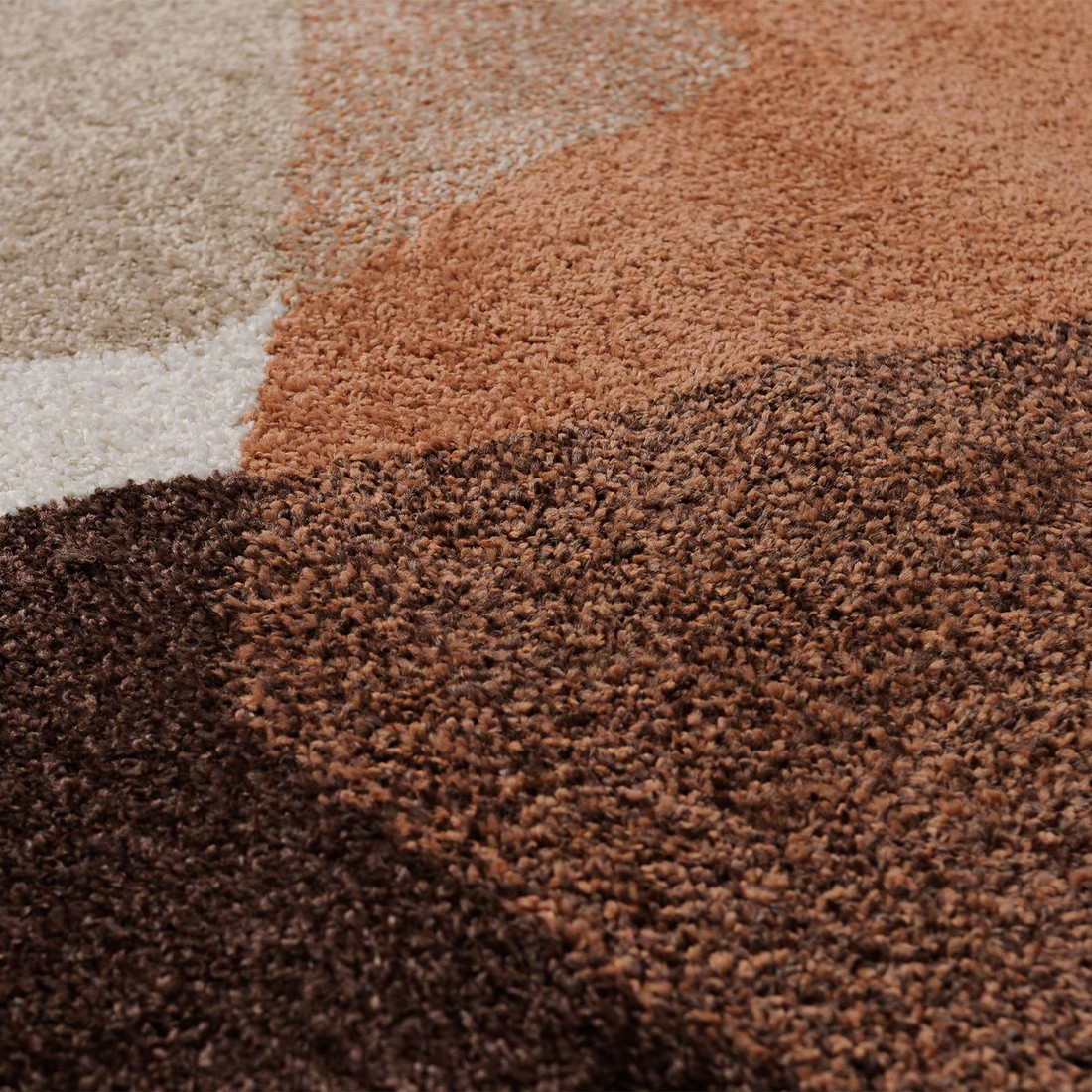 Tapete para Sala Essenciais Organico Pedras Terracota 250x350 Tapete para Sala Essenciais Organico Pedras Terracota 250x350