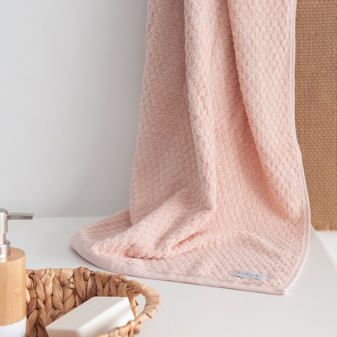 Jogo De Toalhas 5 peças Banho Fio Penteado Carré Sortidas