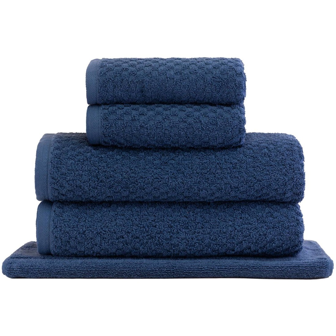 Jogo Toalhas de Banho 5 Peças Carré 100% algodão  Loren Jogo Toalhas de Banho 5 Peças Carré 100% algodão  Loren