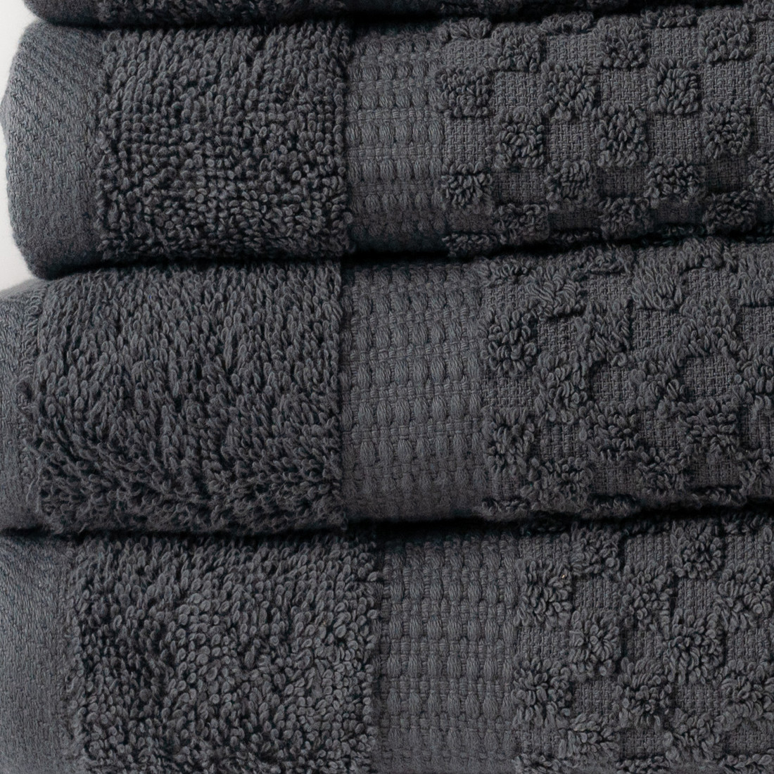 Jogo de Toalha 4 Peças Porto - Chumbo Jogo Banho