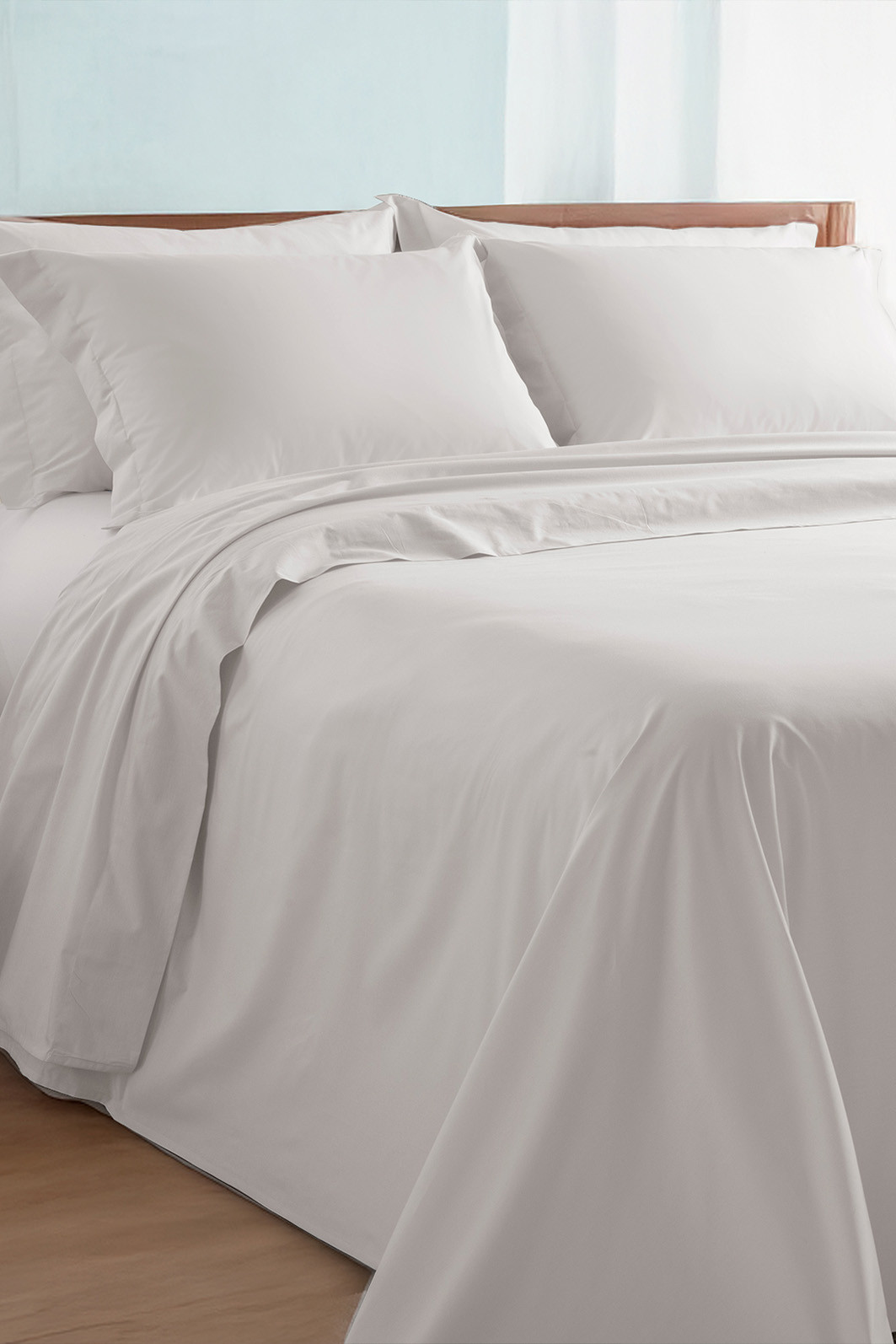 Jogo de Lençol Queen Cetim 400 Fios Marfim Jogo de Lençol Queen Cetim 400 Fios Marfim