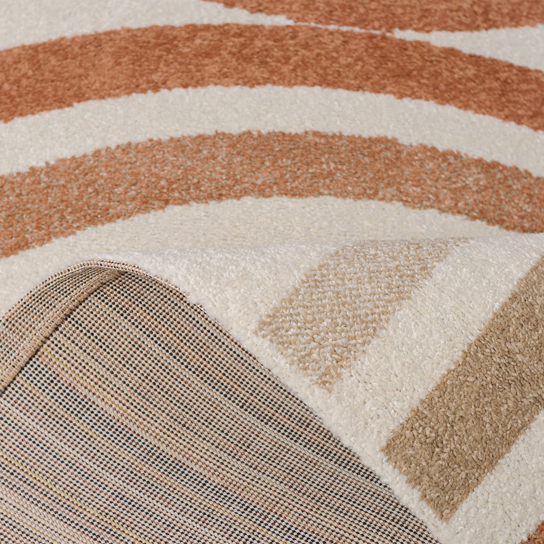 Tapete para Sala Essenciais Arco Terracota 100x150 Tapete para Sala Essenciais Arco Terracota 100x150