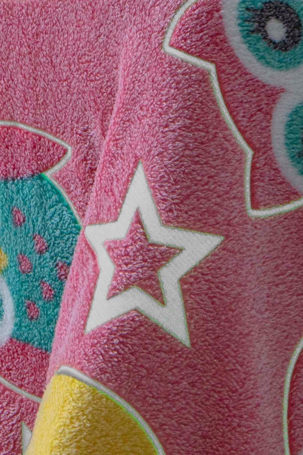 Manta Infantil Solteiro Microfibra Soft Brilha no Escuro  - Corujinha