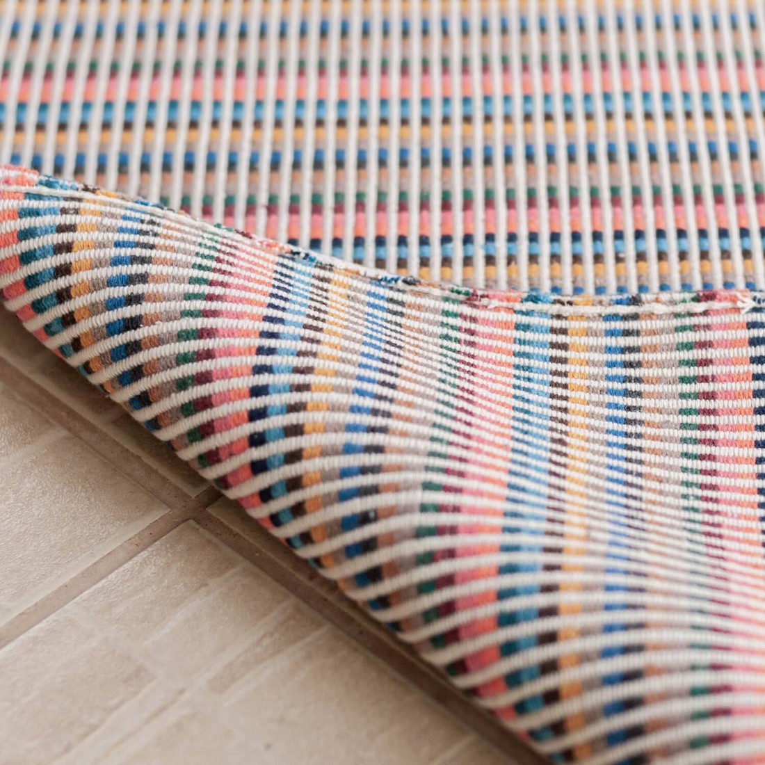 Tapete Passadeira para Cozinha Color Cru 70cm x 1,40cm Algodão Tapete Passadeira para Cozinha Color Cru 70cm x 1,40cm Algodão