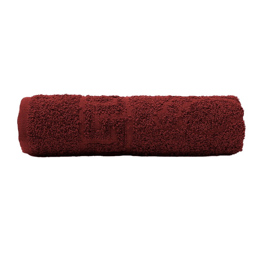 Toalha de Piso em Algodão Linha Pé 75 x 48 cm - Bordô