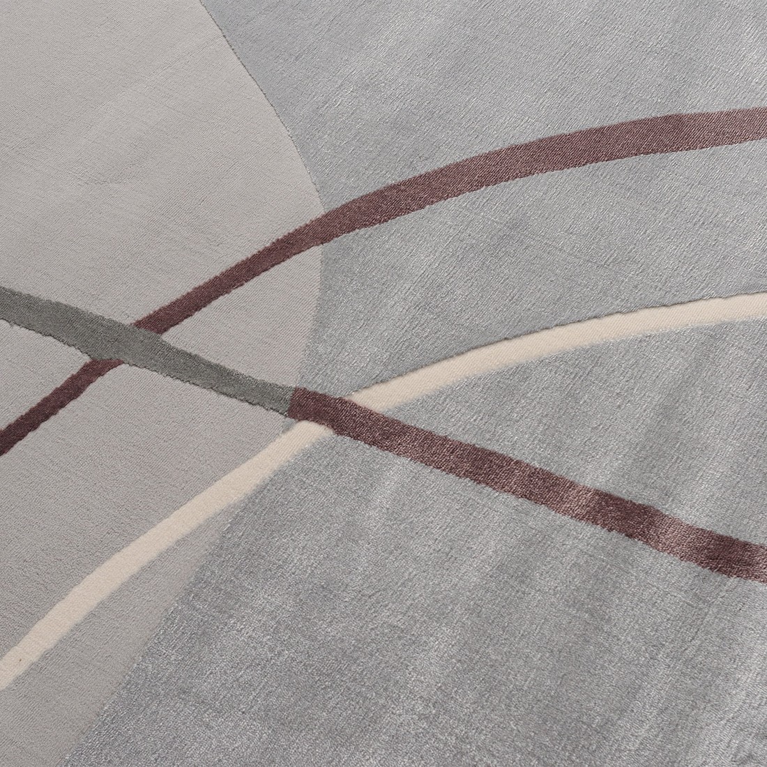 Tapete Organico Sala e Quarto Unique Rose e Cinza 140x200