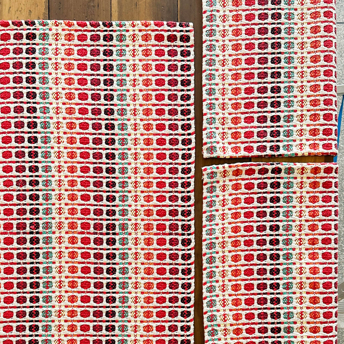 Kit de Cozinha 3 Peças Algodão Indiano Color Kit de Cozinha 3 Peças Algodão Indiano Color