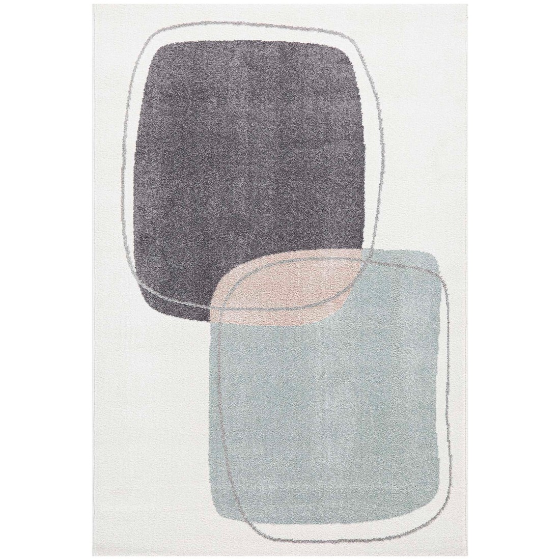 Tapete para Sala Grande Hathor Organico Off White 100X150