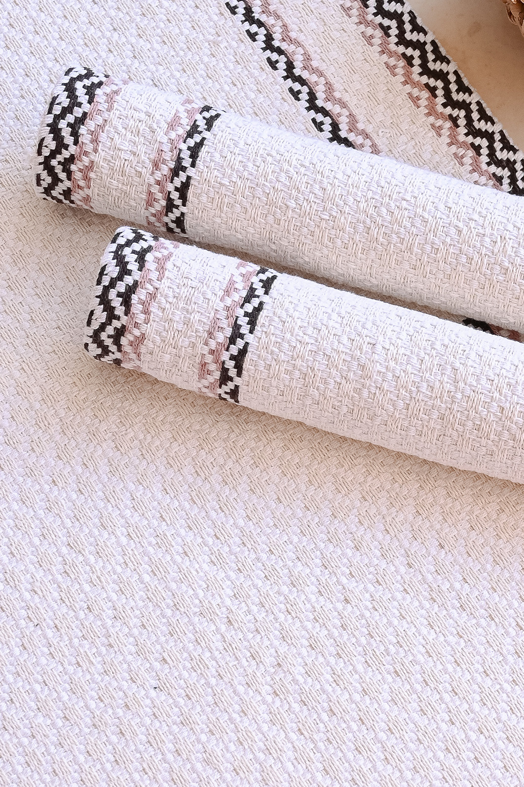 Kit de Cozinha 3 Peças Algodão Montreal Cru