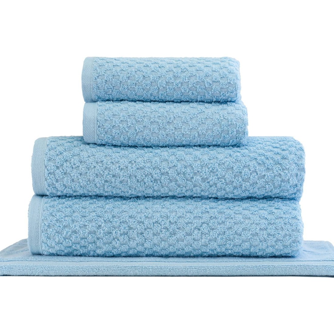 Jogo Toalhas de Banho 5 Peças Carré 100% algodão  Loren Jogo Toalhas de Banho 5 Peças Carré 100% algodão  Loren