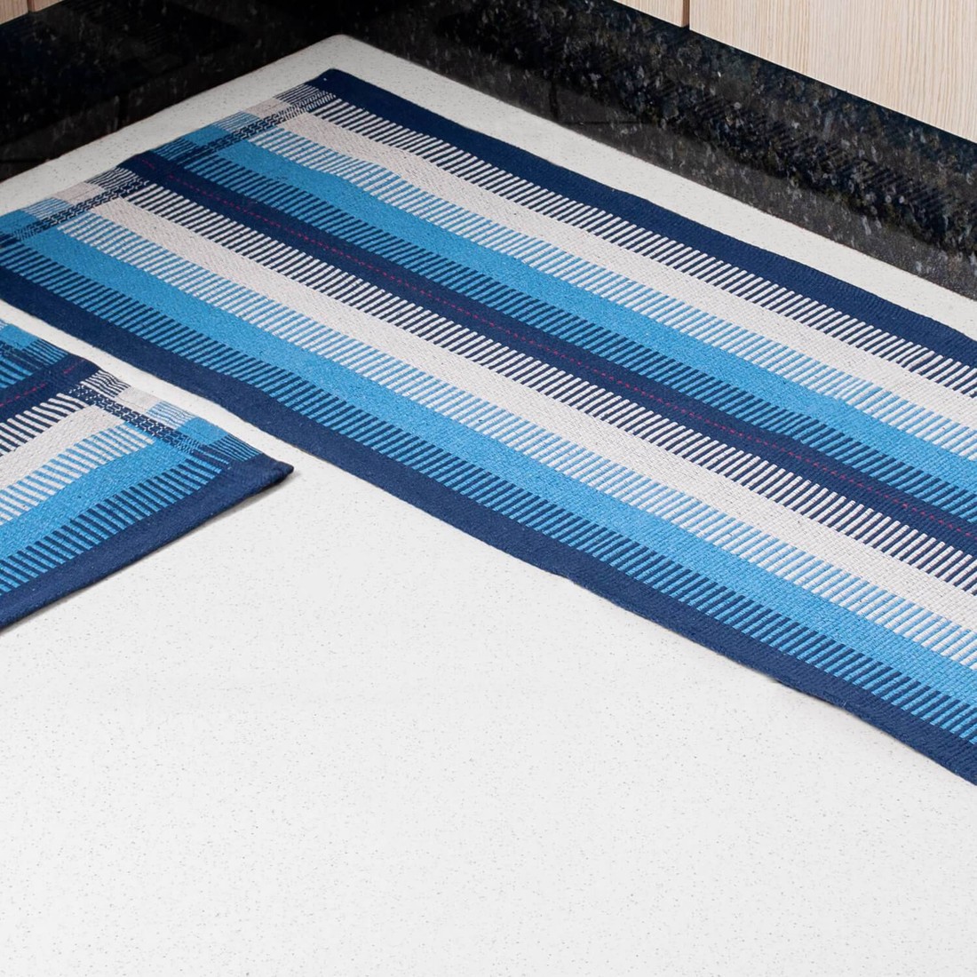 Kit de Cozinha 3 Peças Cacto Azul Kit de Cozinha 3 Peças Cacto Azul