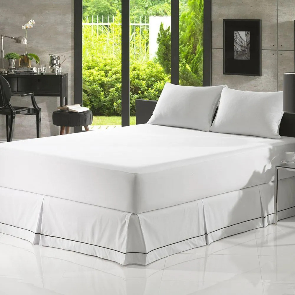 Capa Protetor de Colchão Impermeável King Branco Capa Protetor de Colchão Impermeável King Branco