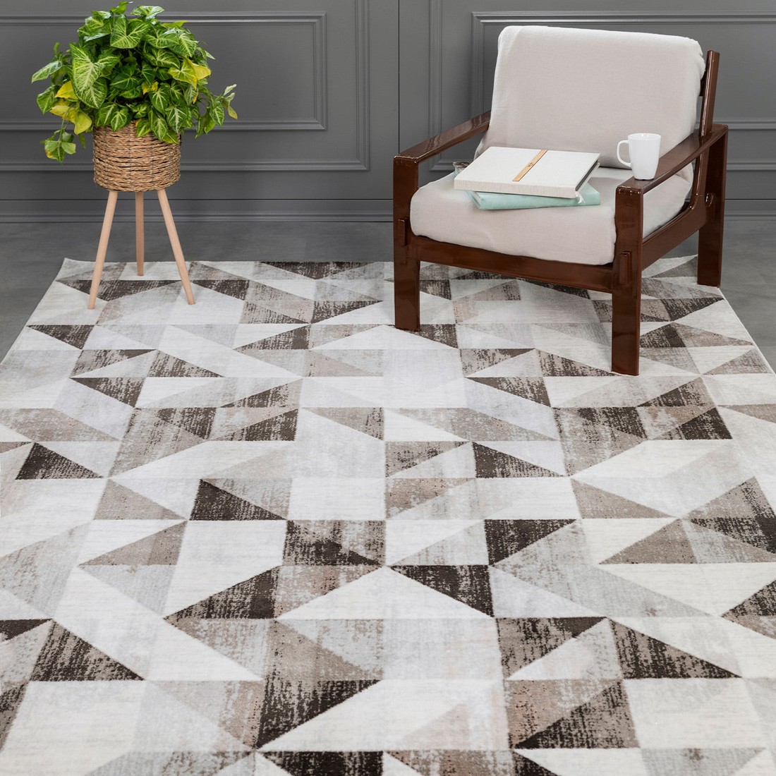 Tapete de Sala Condor Braun Marrom Linha Media 250x300