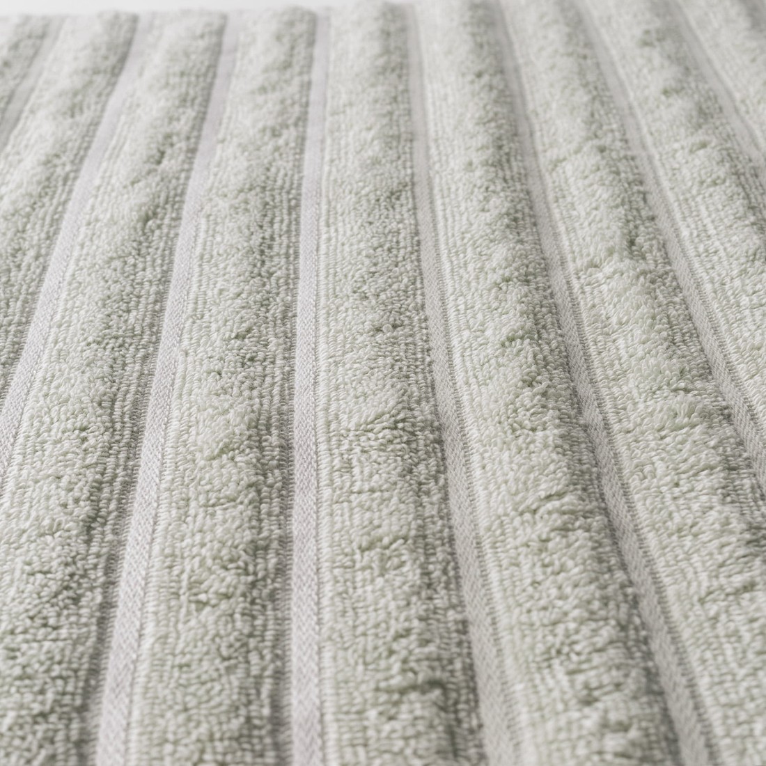 Jogo de Toalha 4 Peças Wave - Branco e Verde Jogo Banho Jogo de Toalha 4 Peças Wave - Branco e Verde Jogo Banho