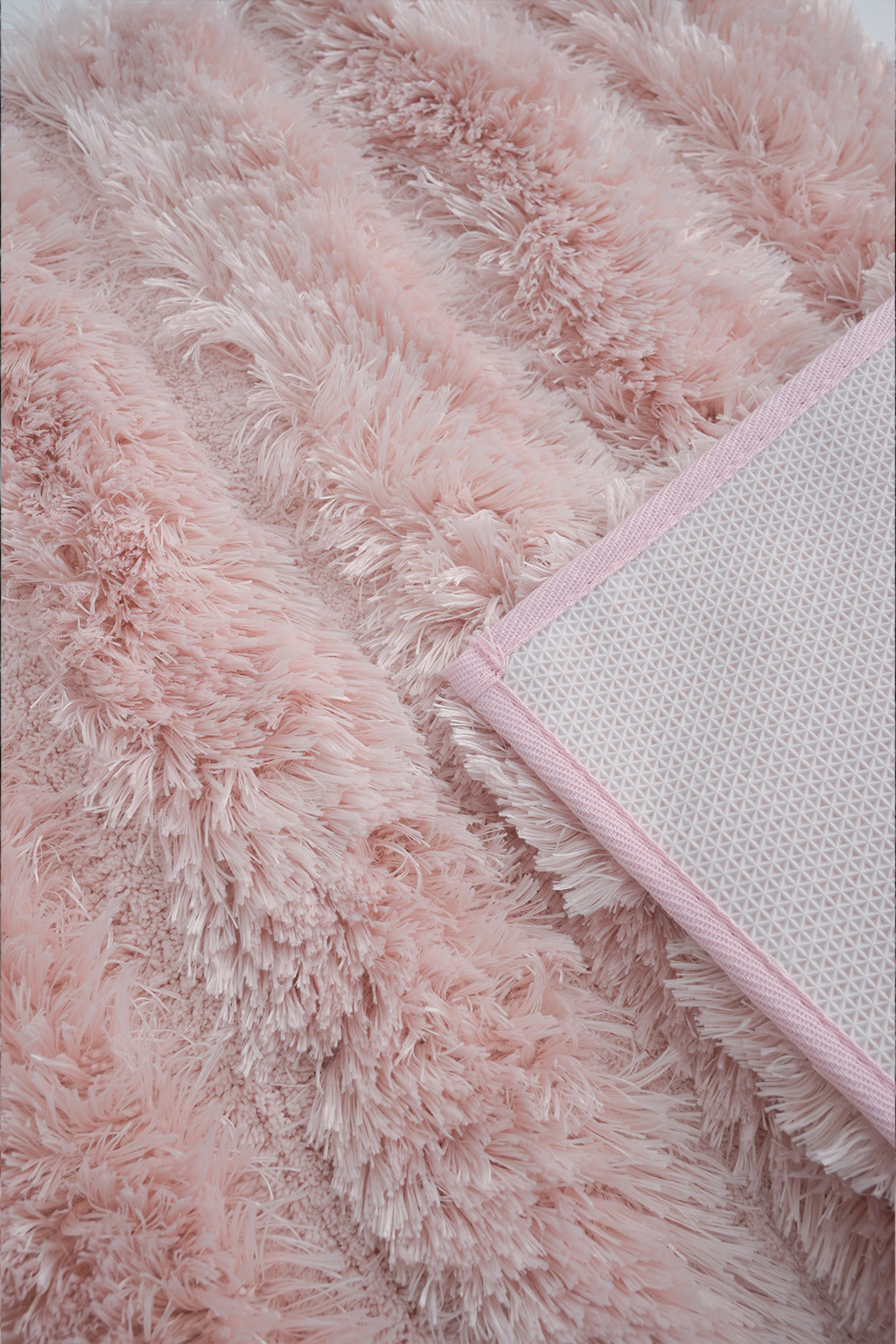 Tapete Antiderrapante NewYork Super Soft e Peluciado 50x70cm - Rosa