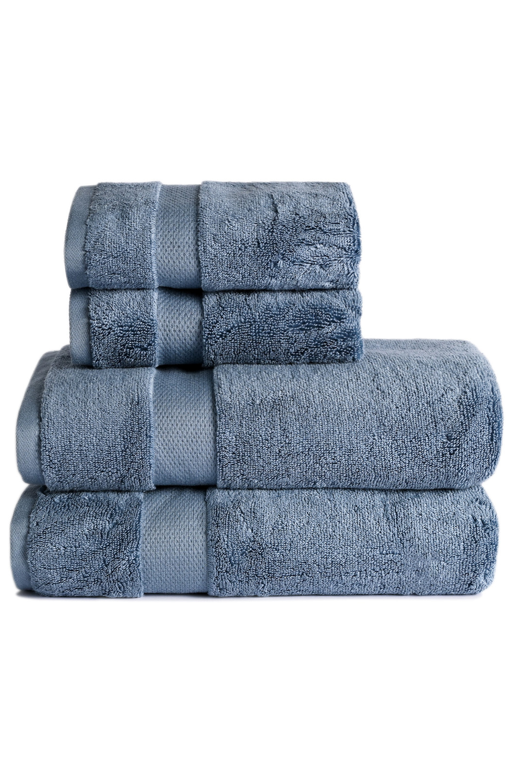 Jogo de Toalha Banhão 500g 4 peças Super Soft Zero Twist - Azul Jogo de Toalha Banhão 500g 4 peças Super Soft Zero Twist - Azul