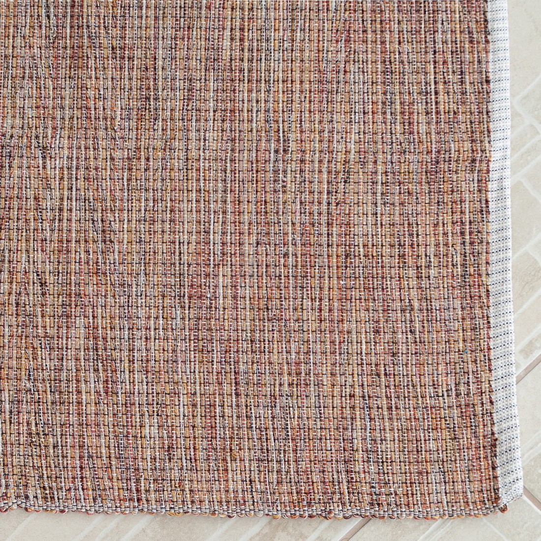 Tapete Artesanal Trama Basic Grande para Sala Mesclado Marrom 1,50x2,00 Tapete Artesanal Trama Basic Grande para Sala Mesclado Marrom 1,50x2,00