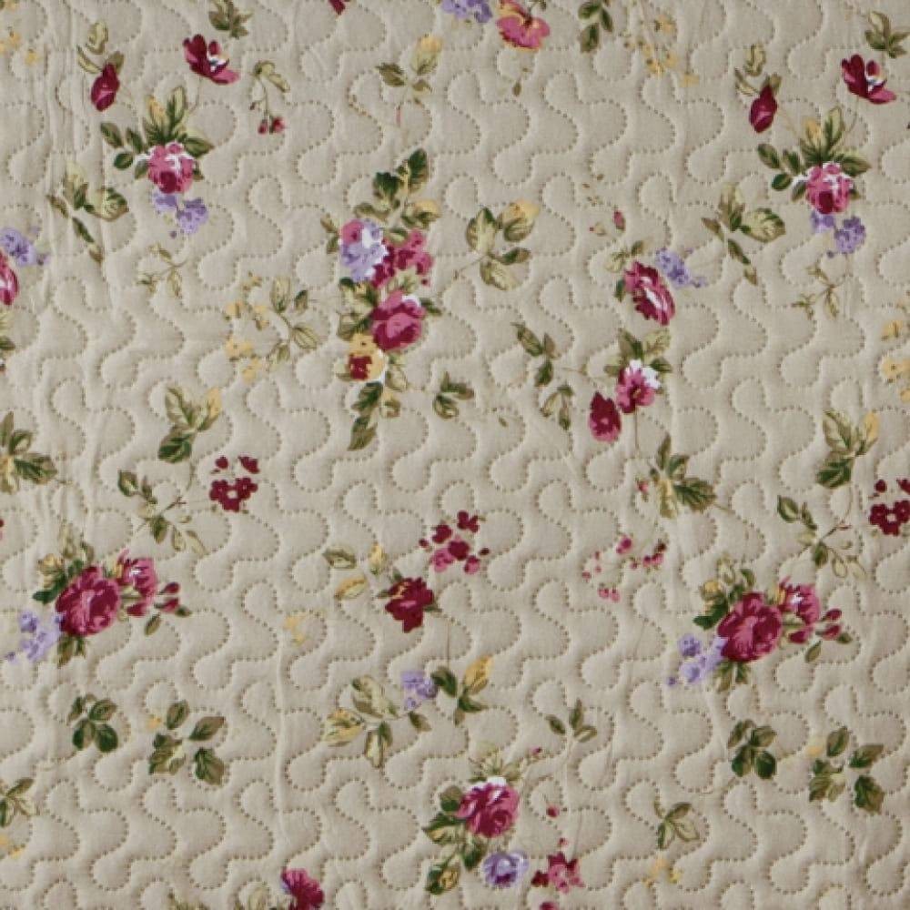 Kit  Cobre-leito Casal Bouti Microfibra Ultrasonic Estampada 2,20 x 2,40 m + 2 Porta-travesseiros - Berta