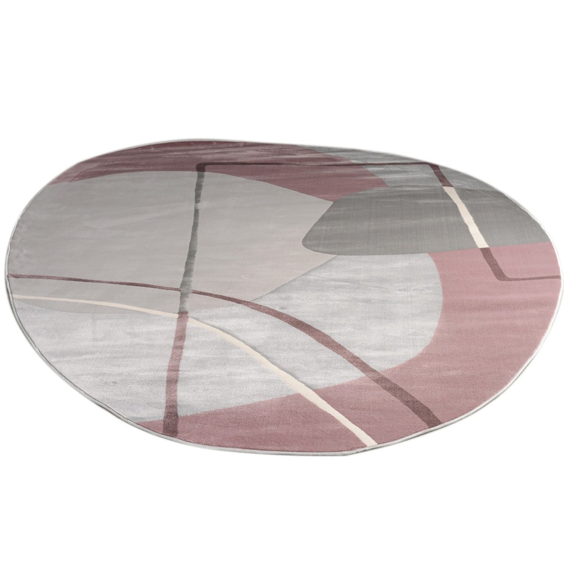 Tapete Organico Sala e Quarto Unique Rose e Cinza 240x300