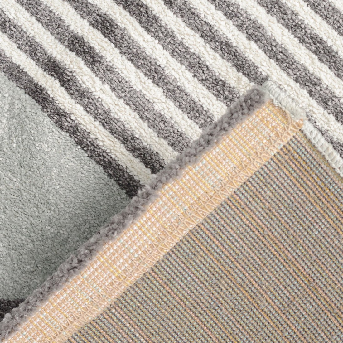 Tapete para Sala Grande Hathor Geometrico Off White 200x300