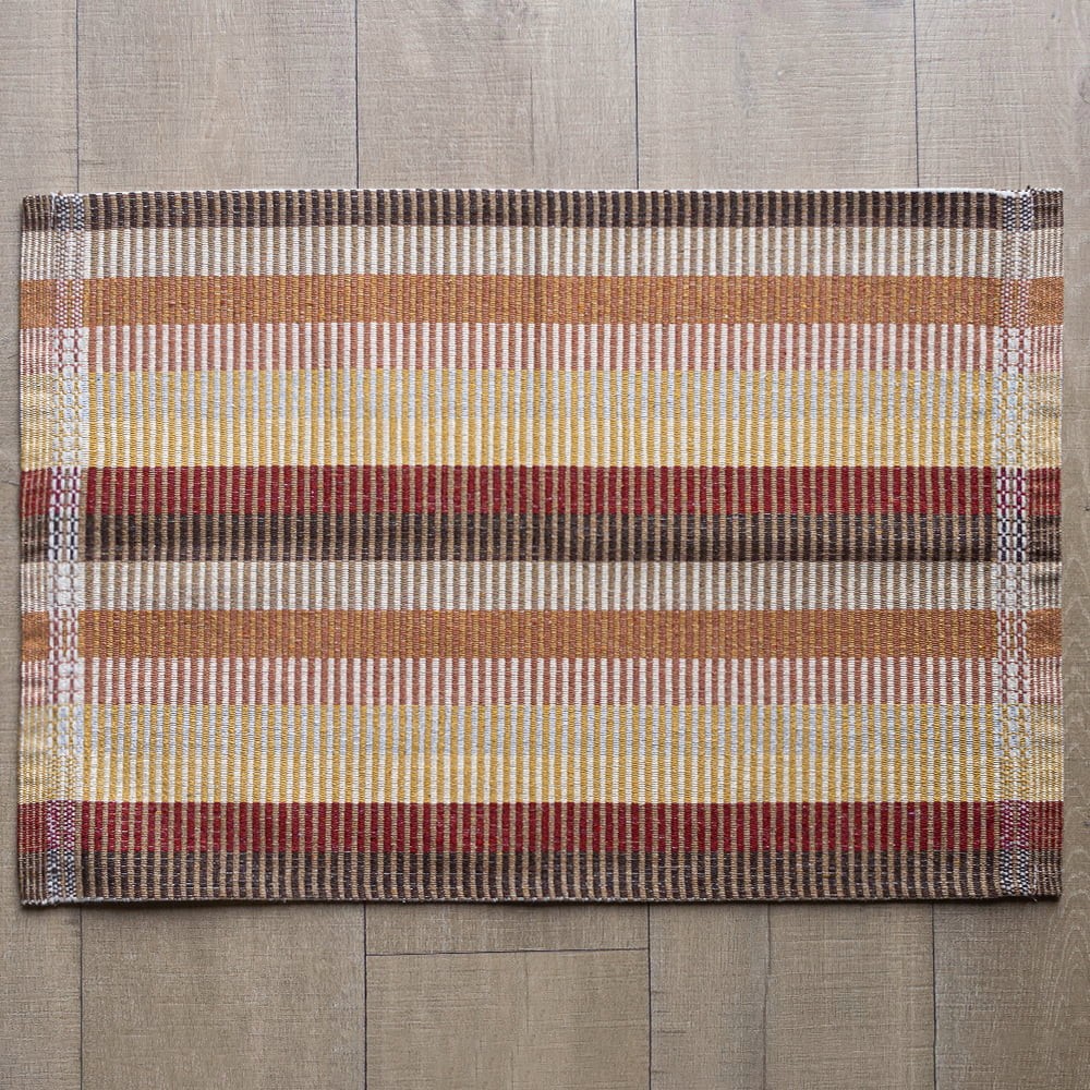 Kit de Cozinha 3 Peças Algodão Aquarela Color Mostarda