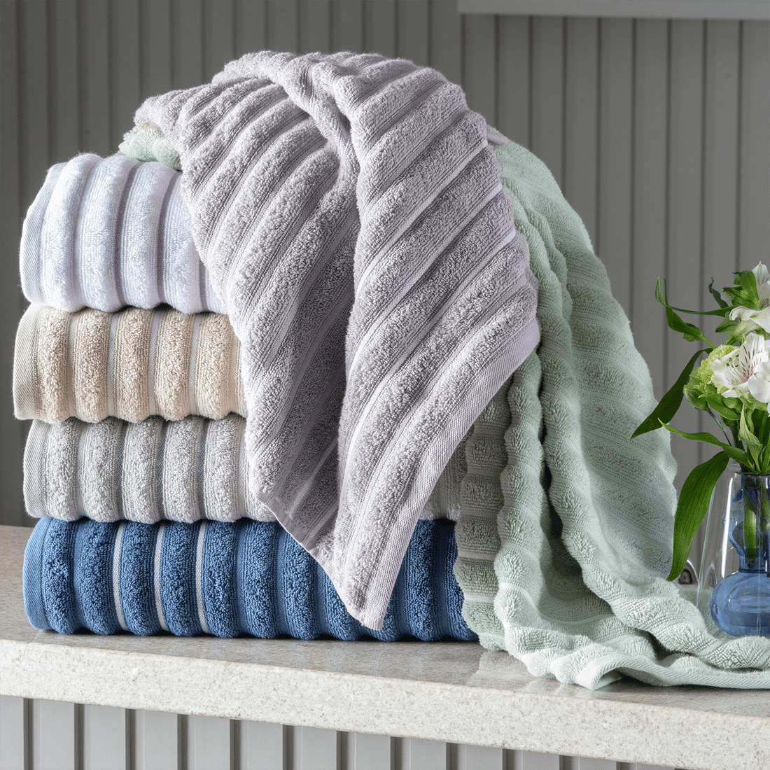 Toalha de Rosto Wave - Azul Toalha de Rosto Wave - Azul