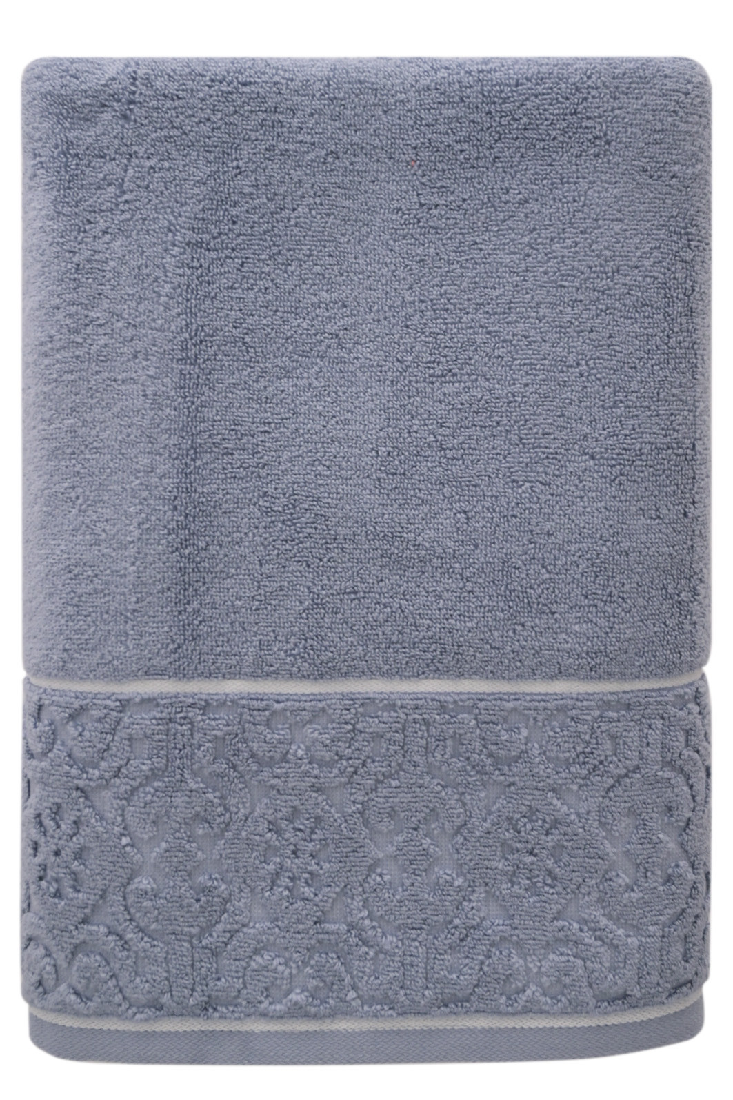 Jogo de Toalha Banho 500g 4 peças Super Soft Zero Twist Arabesco - Azul Jogo de Toalha Banho 500g 4 peças Super Soft Zero Twist Arabesco - Azul