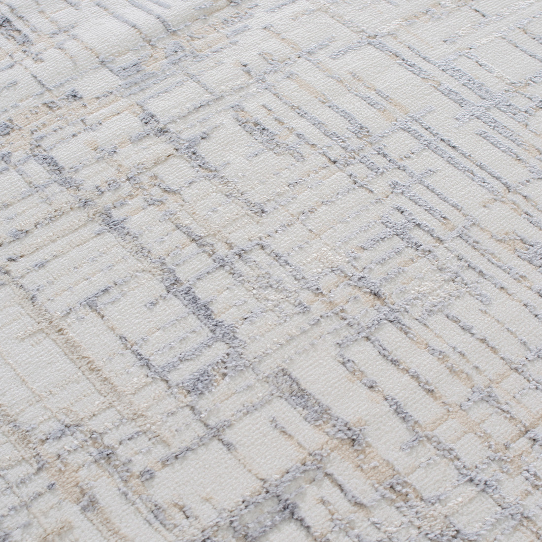 Tapete Sala Perfil Leve Caspian Xadrez 200X240 Tapete_de_sala_pelo_baixo_200x250_leve_Antiderrapante