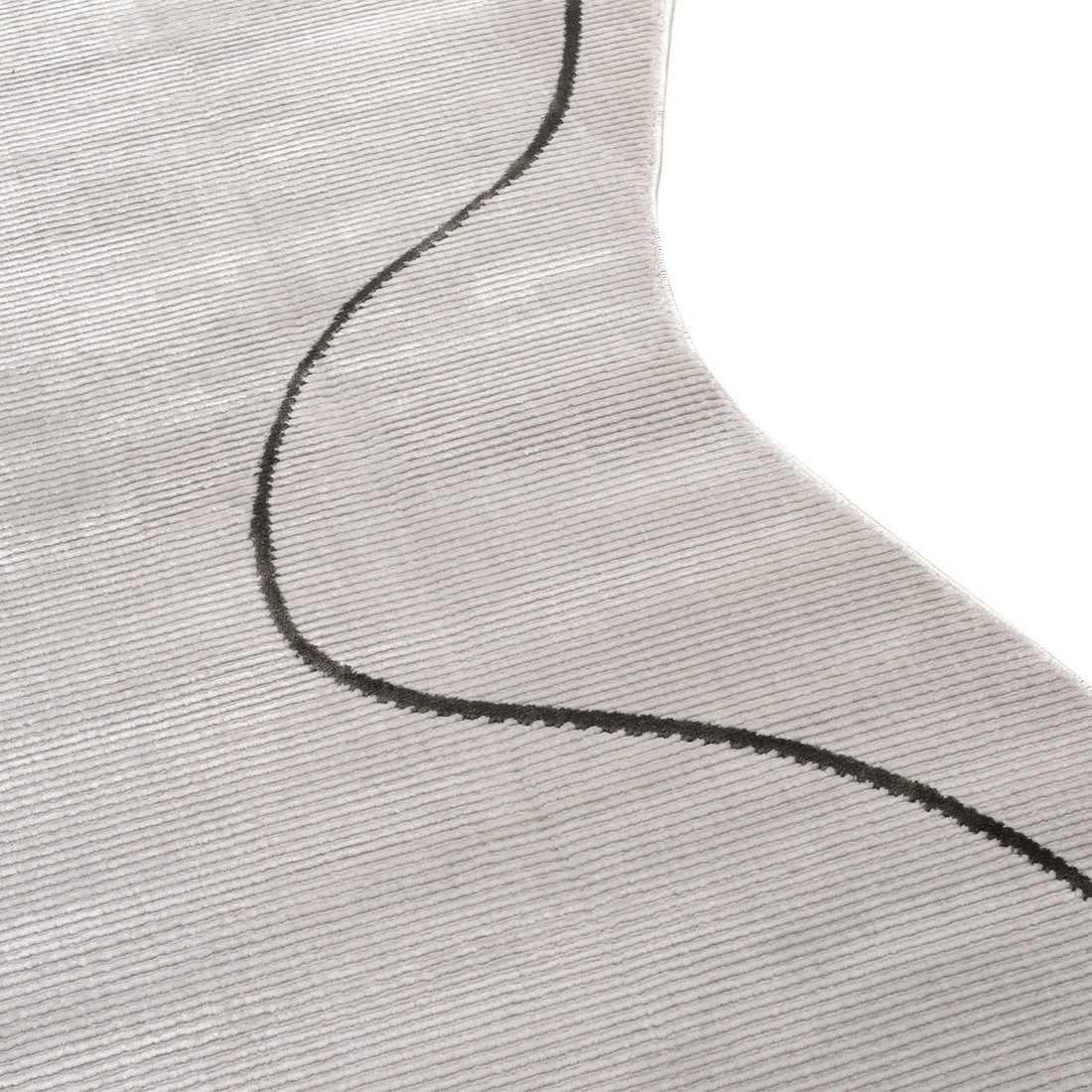 Tapete Organico Sala e Quarto Unique Cinza 140x200