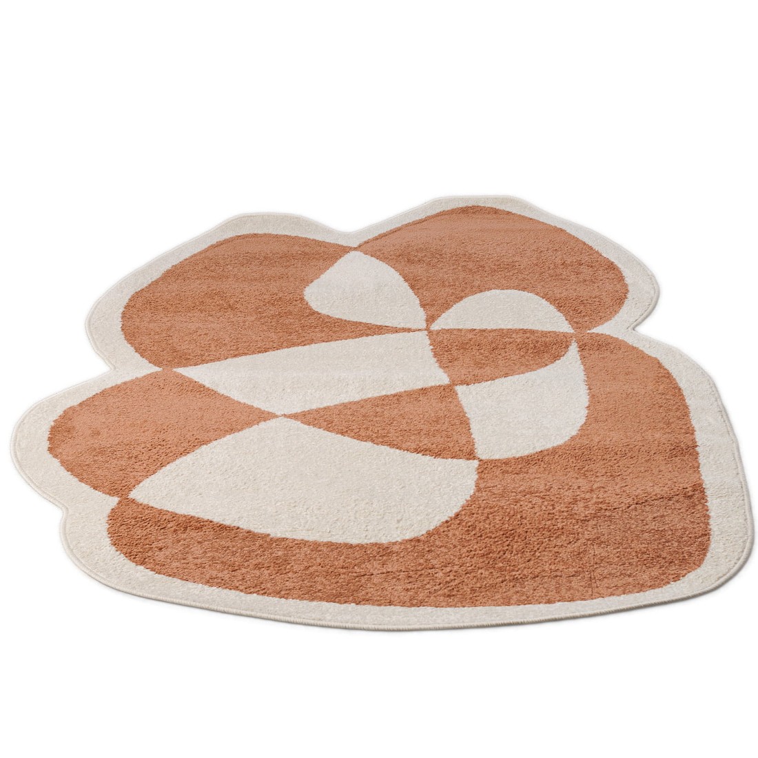 Tapete para Sala Essenciais Organico Terracota 200x250 Tapete para Sala Essenciais Organico Terracota 200x250