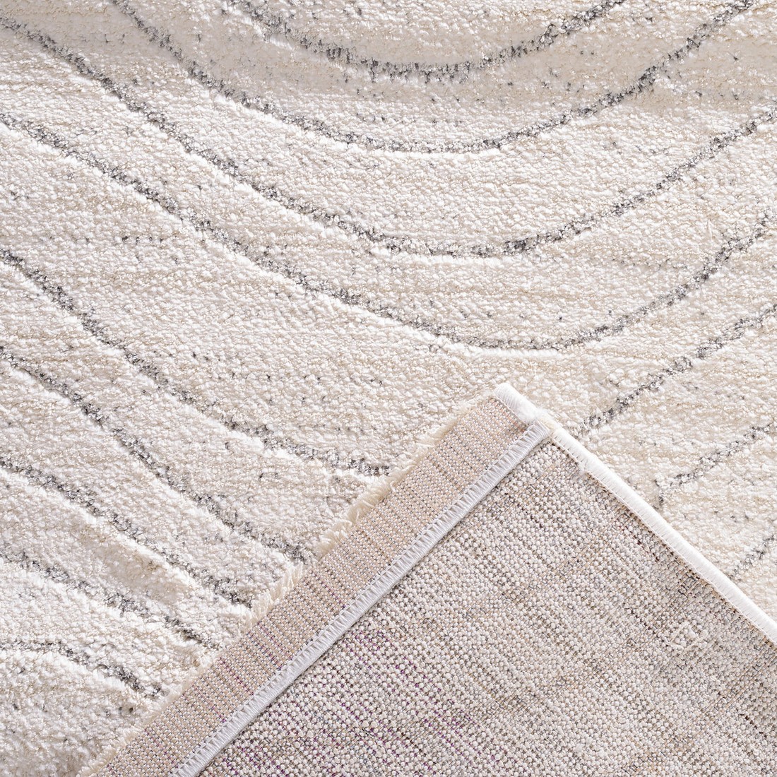 Tapete para Sala Grande Fantasy Estonado Organico Off White 01 140x200 tapete-para-sala-quarto-140x200-antialergico-confortavel-pelo-baixo-facil-limpeza-offwhite-01