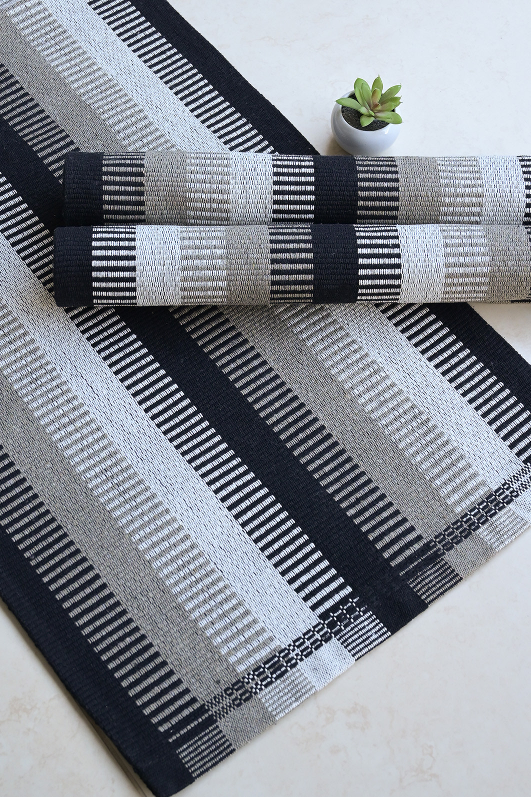 Kit de Cozinha 3 Peças Cacto Preto