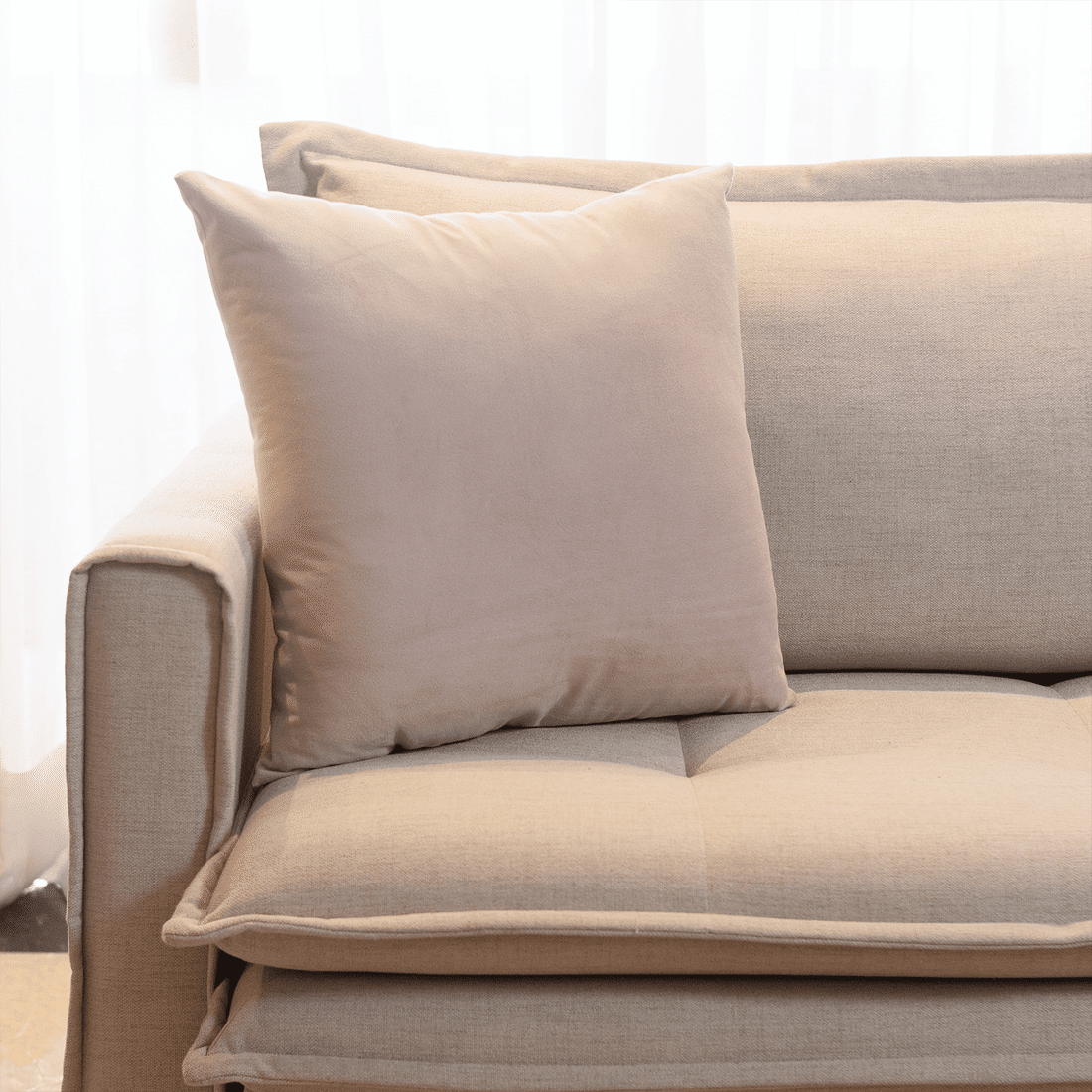 Capa de Almofada Veludo Premium Decorativa - Rose 50cm x 50cm